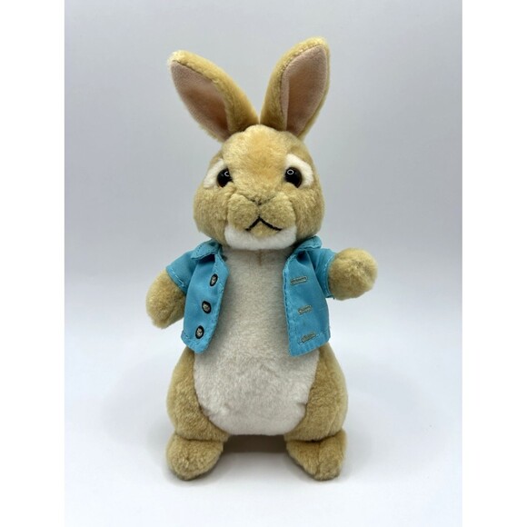 Peter Rabbit TY Beanie Baby Cotton Tail Bunny 8" Plush Stuffed Animal Toy 2018 - Picture 4 of 12